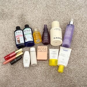 Bundle of Haircare, Skincare, and Makeup
